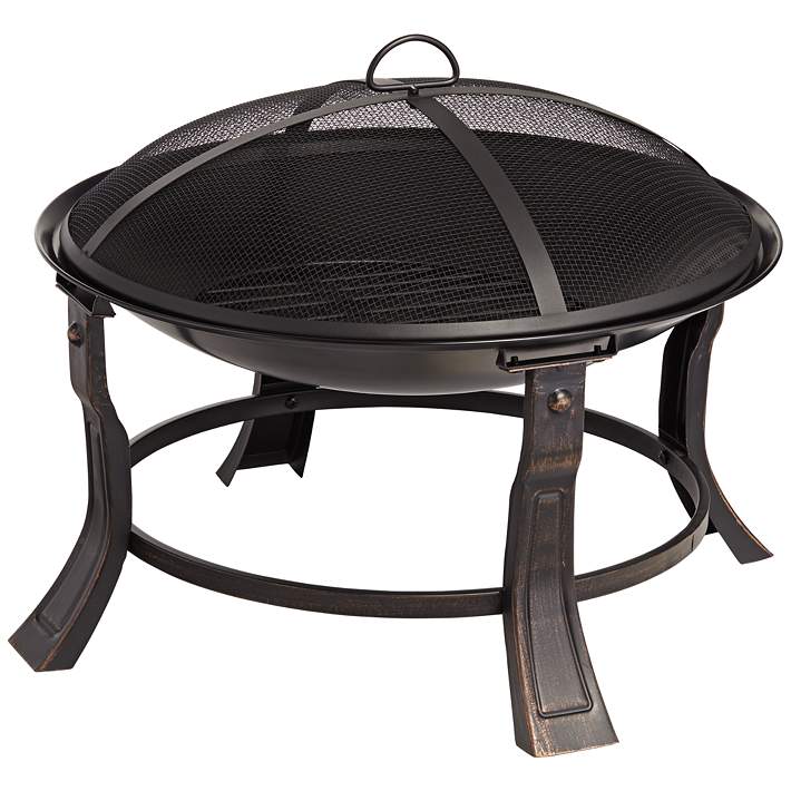 Townsend 24 Round Steel Mesh Screen, 24 Round Fire Pit Cover