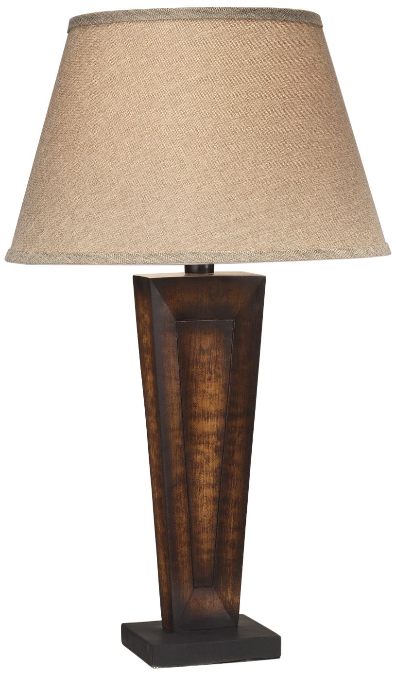 Barstow Yellow Walnut LED Table Lamp
