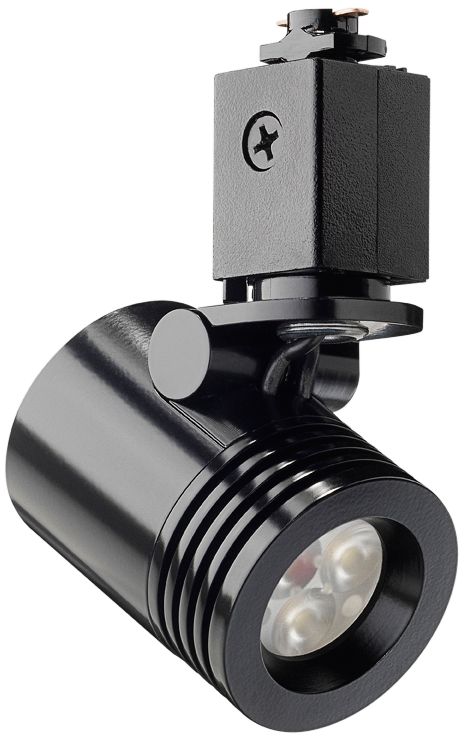 Juno TRAC 12™ Black LED Cylinder Flood Beam Track Head 79G83 Lamps