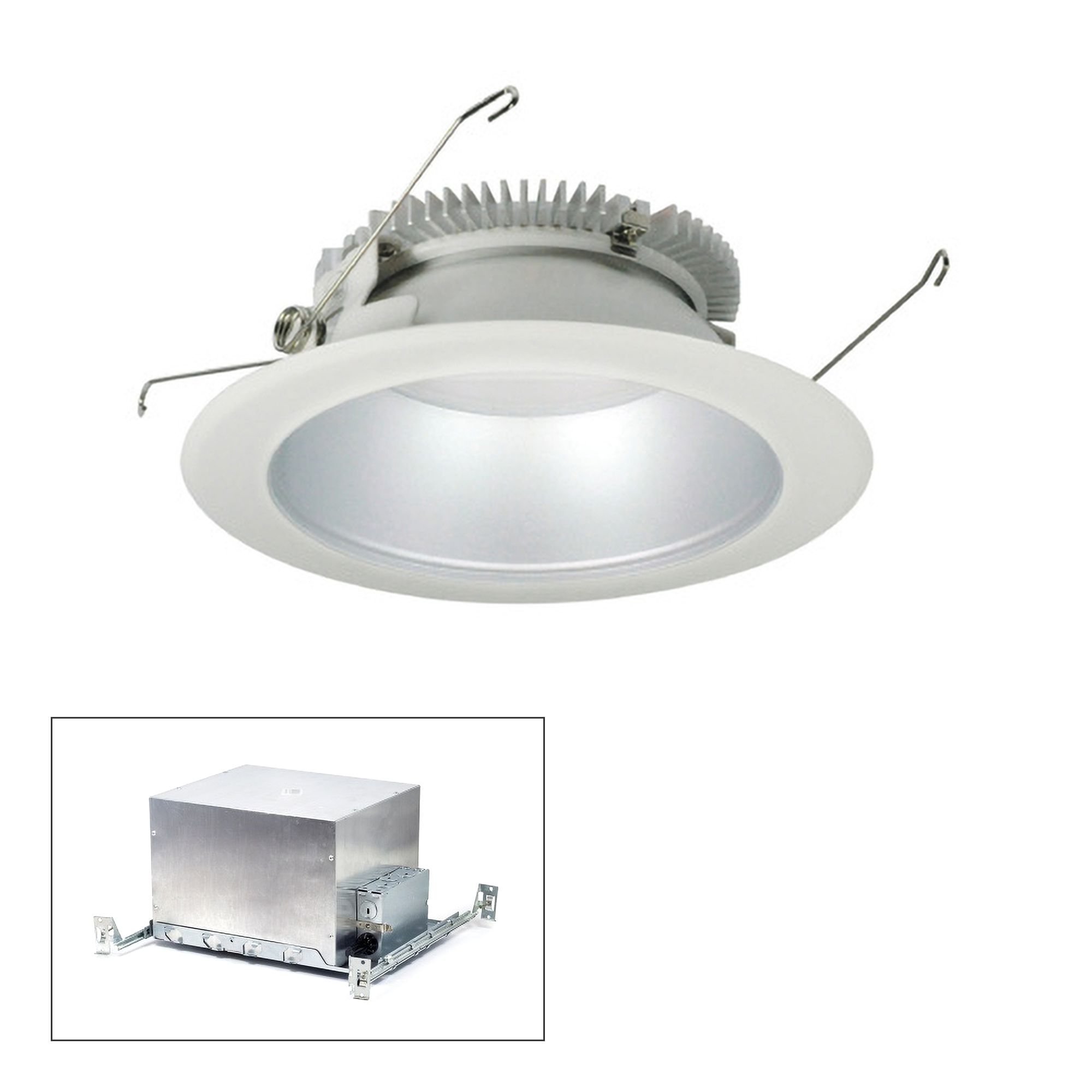 Nora Cobalt 6" Haze-White 1500lm LED Round IC Recessed Kit