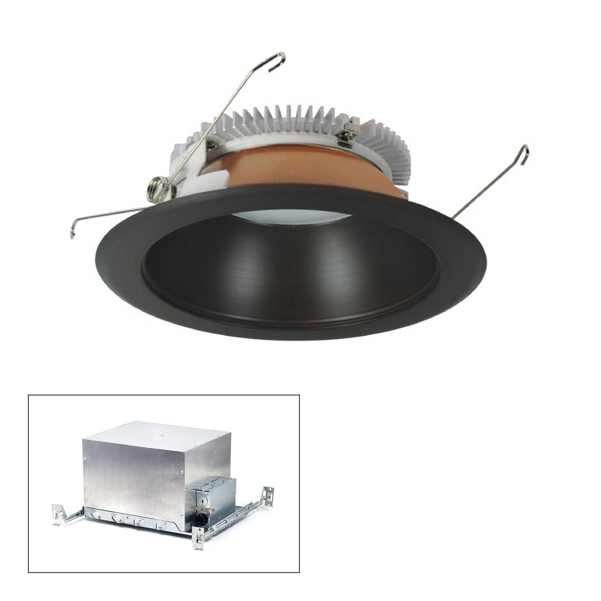 Nora Cobalt 6" Bronze 2000 Lumen LED Round IC Recessed Kit