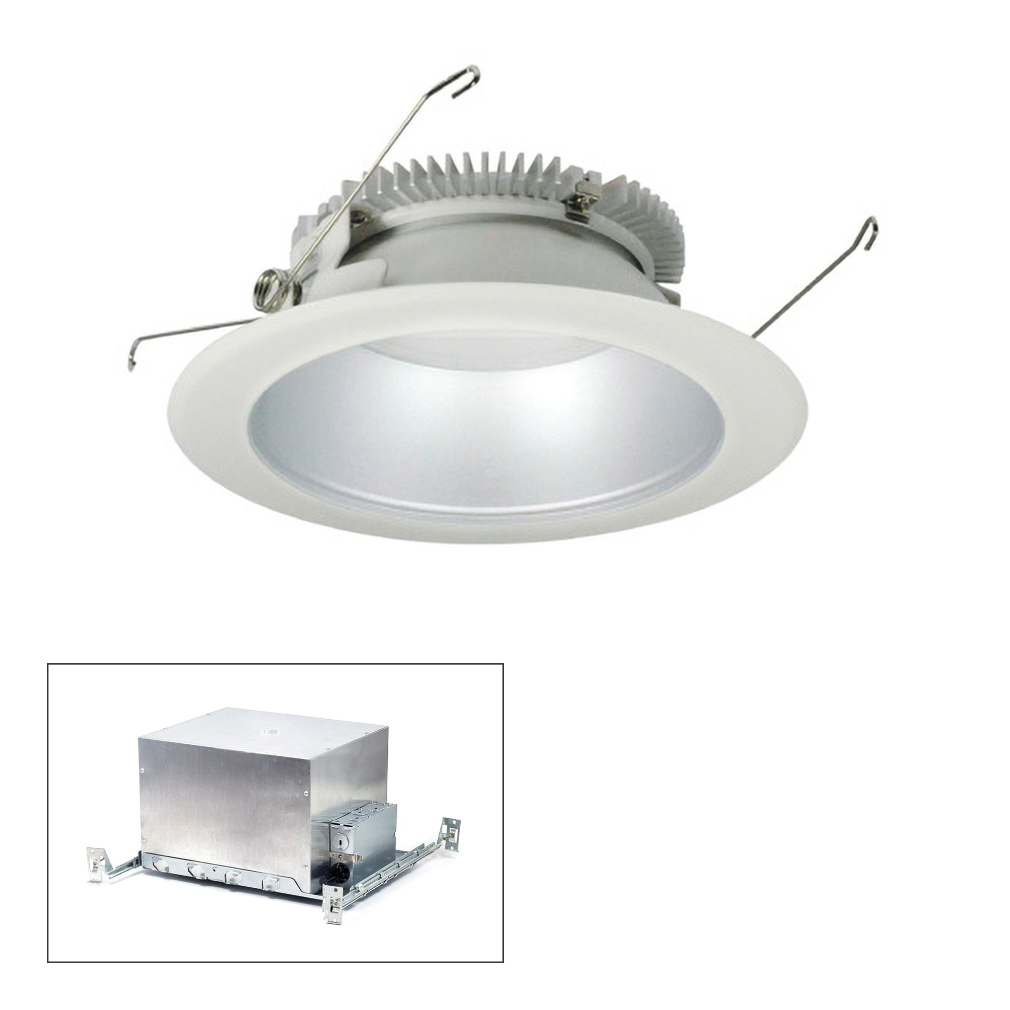 Nora Cobalt 6" Haze-White 2000lm LED Round IC Recessed Kit