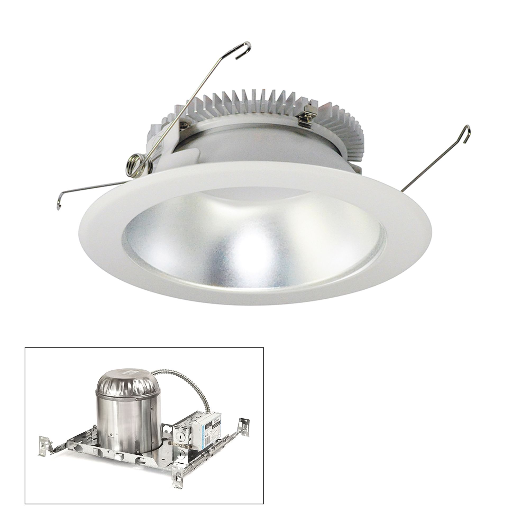 Cobalt 6" Clear-White 1500lm LED Round Non-IC Recessed Kit