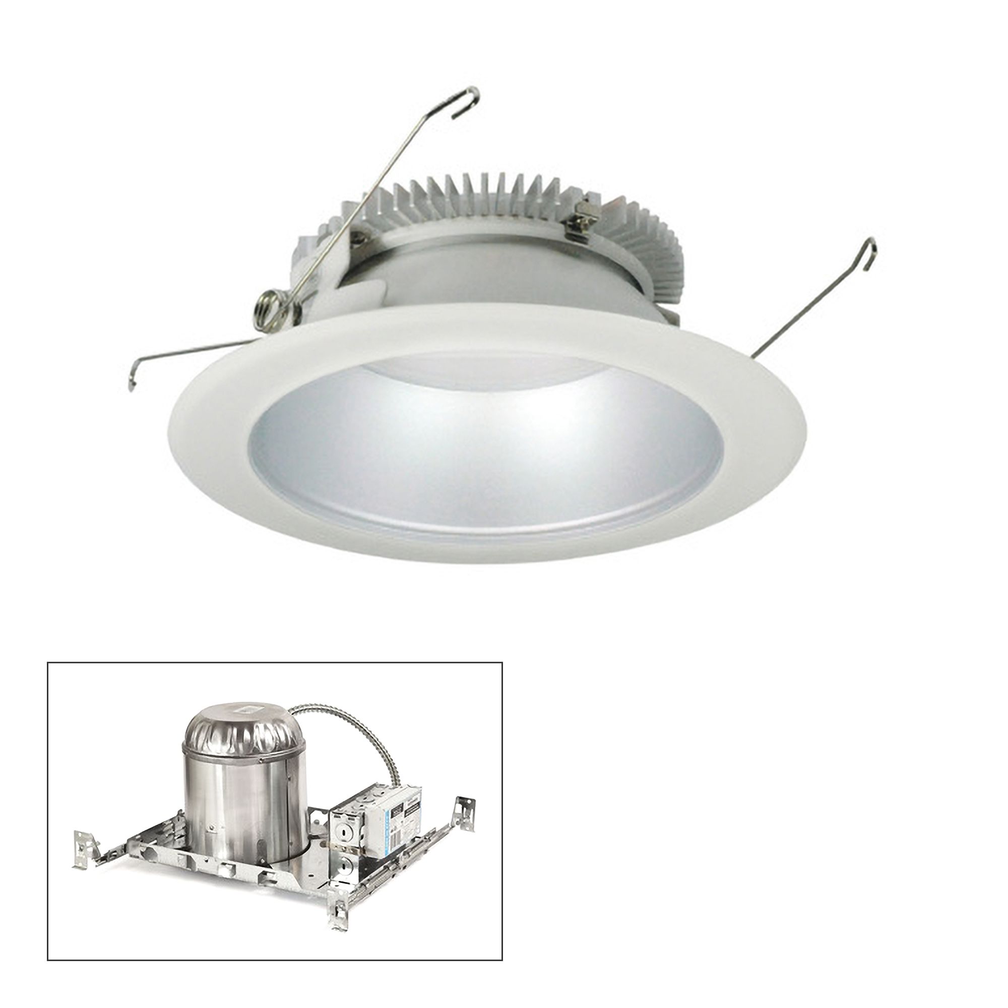 Cobalt 6" Haze-White 1500lm LED Round Non-IC Recessed Kit
