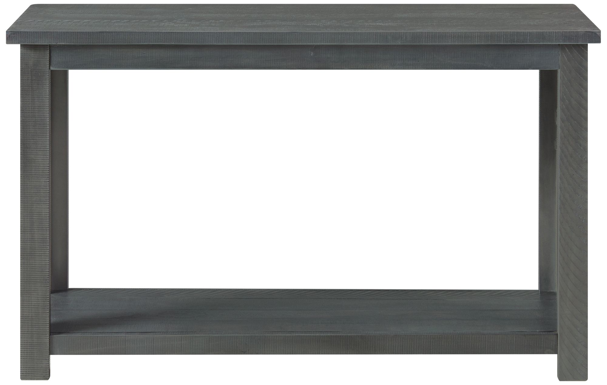 Ventura 48" Wide Gray Rectangular Wood Sofa Table