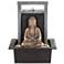 Meditating Buddha 11" High Tabletop Fountain