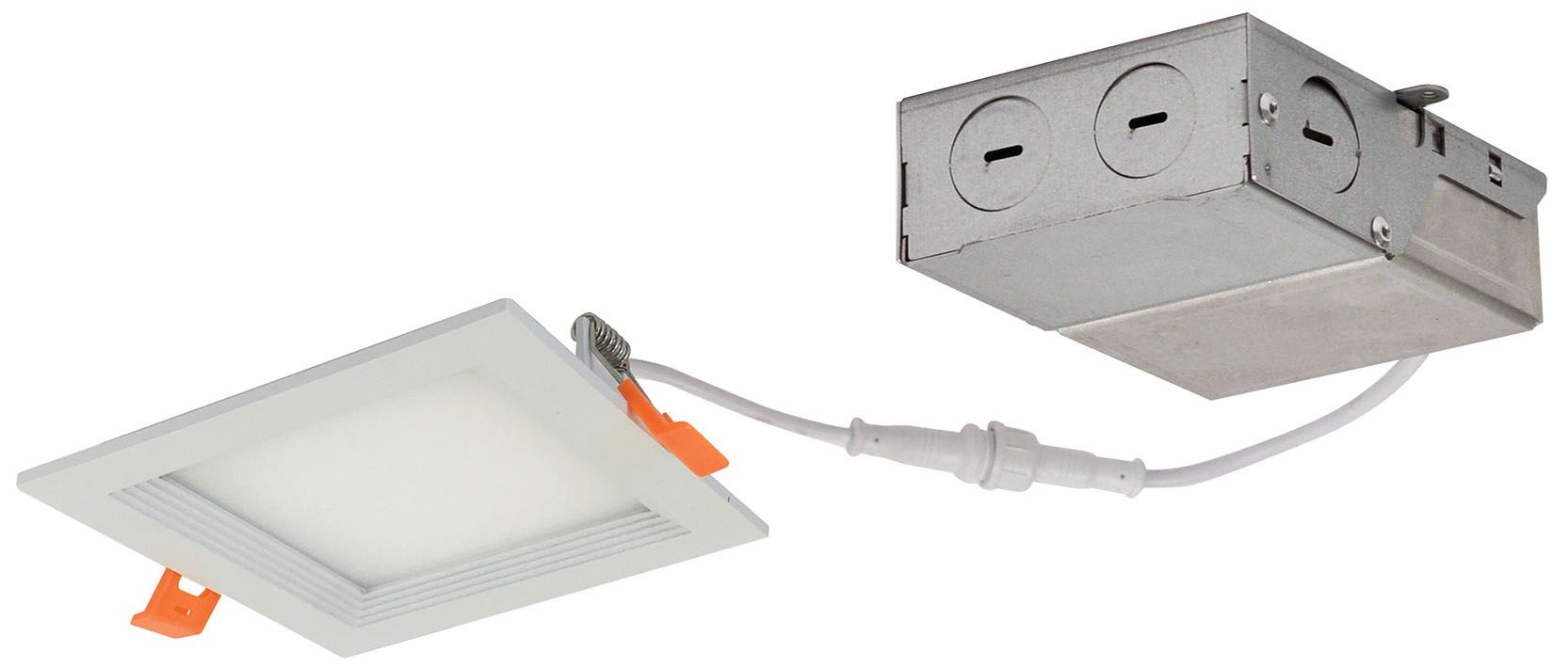 Nora Flin 4" Square White IC 750Lm LED Recessed Downlight