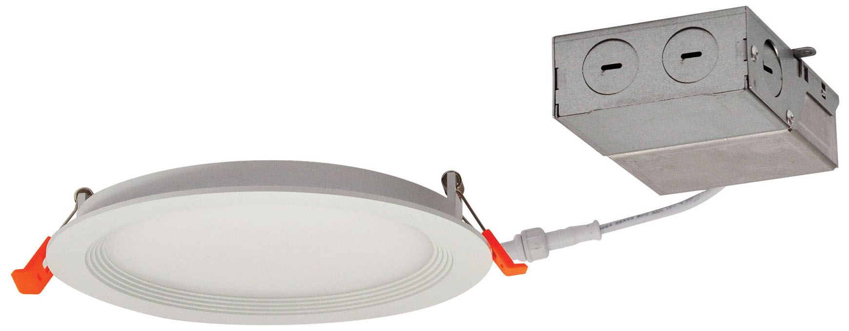 Nora Flin 6" Round White IC 1450Lm LED Recessed Downlight