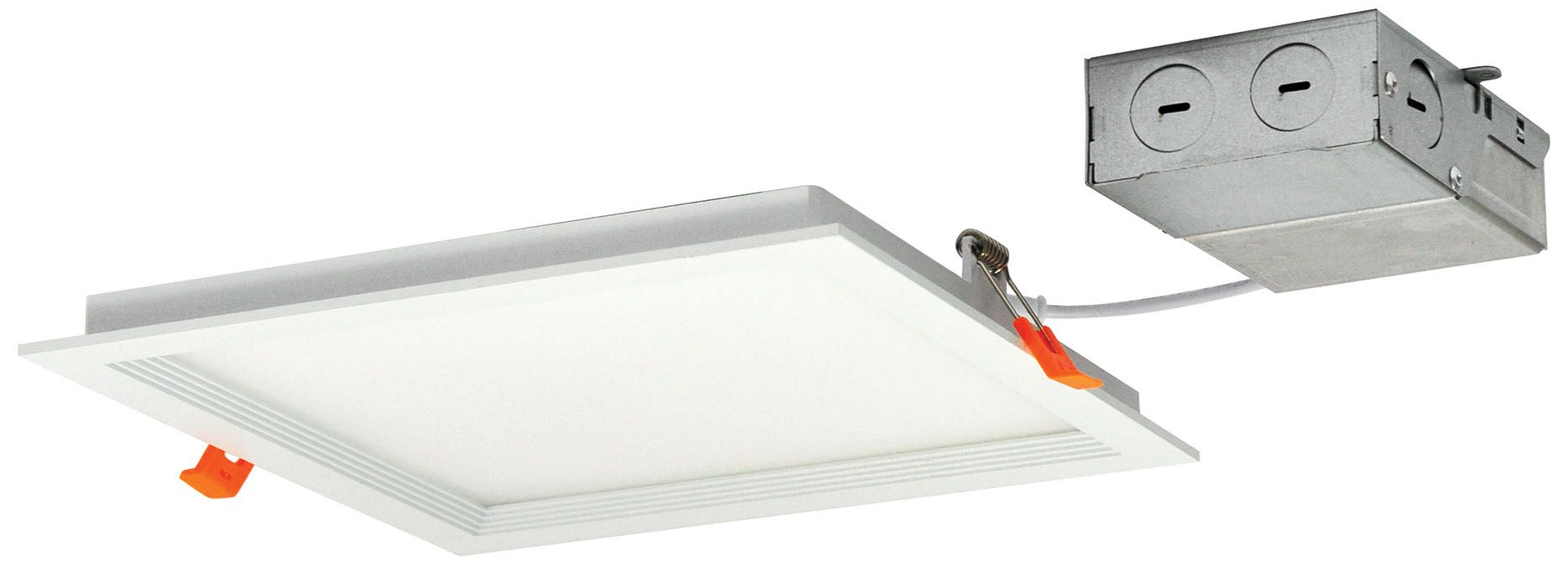 Nora Flin 8" Square White IC 1400Lm LED Recessed Downlight