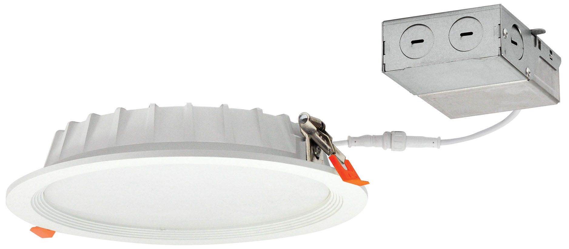 Nora Flin 8" Round White IC 2350Lm LED Recessed Downlight