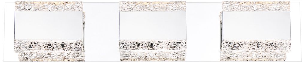 Eurofase Nelson 22 3/4" Wide Chrome 3-Light LED Bath Light