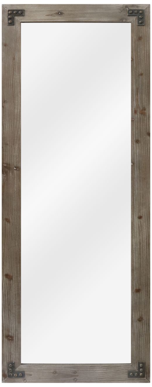 Crestview Mimic Natural 27 1/4" x 70" Wall Mirror