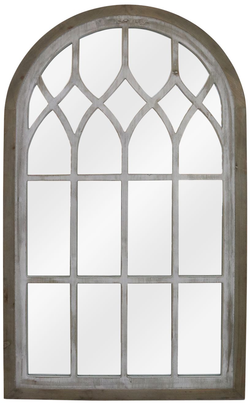 Imitation Natural White 23 3/4" x 40 Wall Mirror