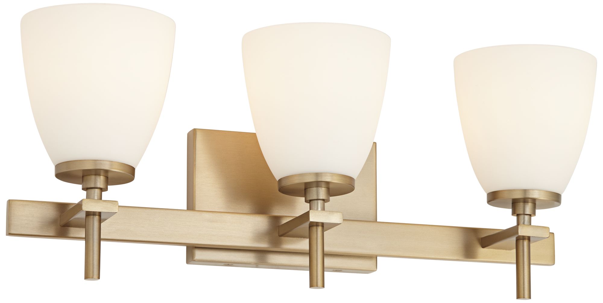 Possini Euro Pell 20" Wide Brass 3-Light Bath Light