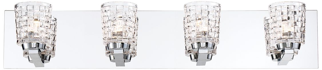 Eurofase Banbury 26 3/4" Wide Chrome 4-Light LED Bath Light