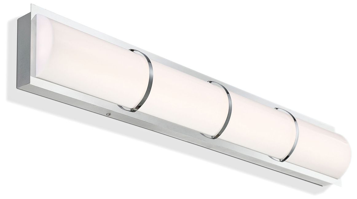 Eurofase Almore 32" Wide Chrome LED Bar Bath Light