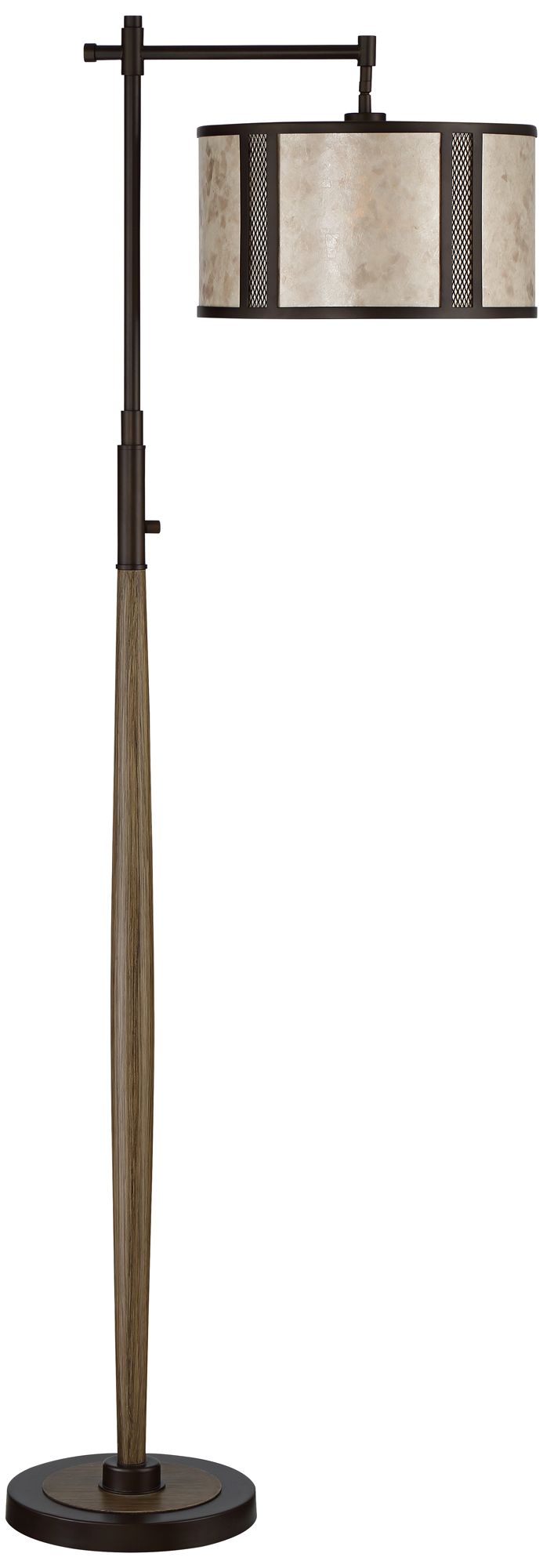 Matteo Mica Shade Downbridge Floor Lamp