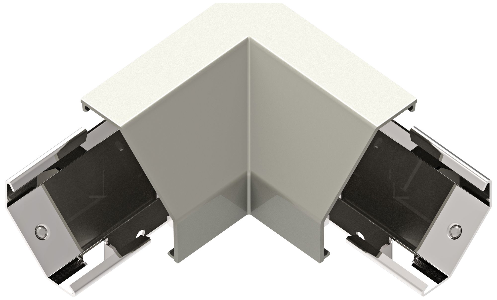 adorneÂ® Titanium Modular Track Corner Connector