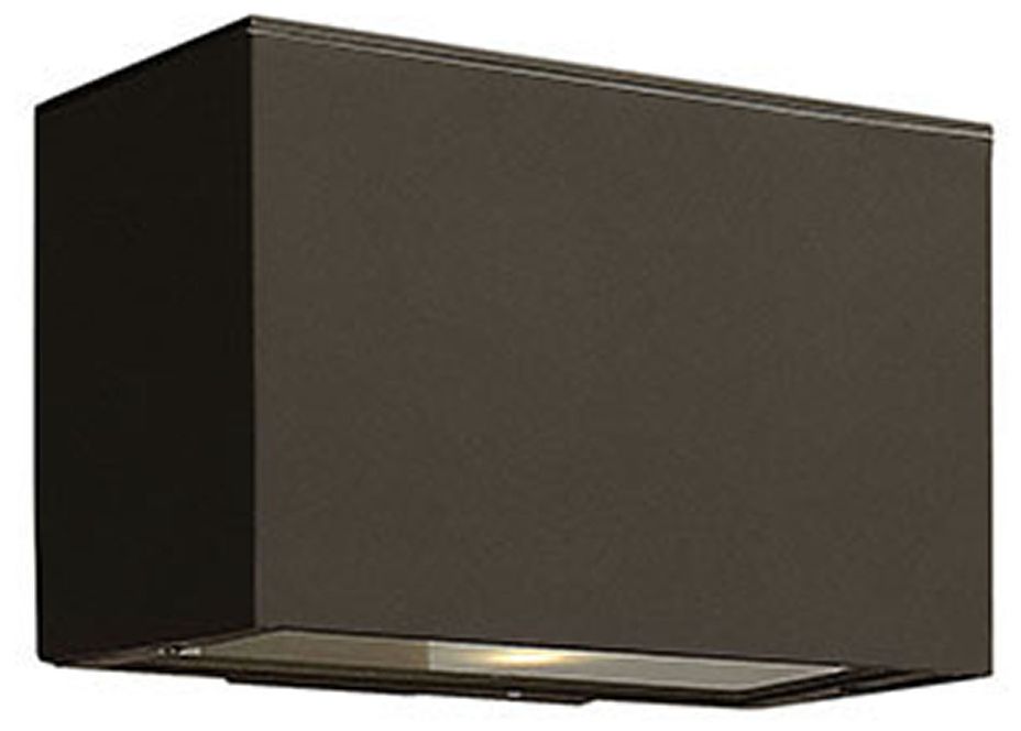 Hinkley Atlantis LED 6" High Bronze Outdoor Wall Light