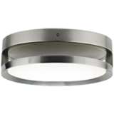 Finch Float 12&quot; Round Satin Nickel LED Ceiling Light