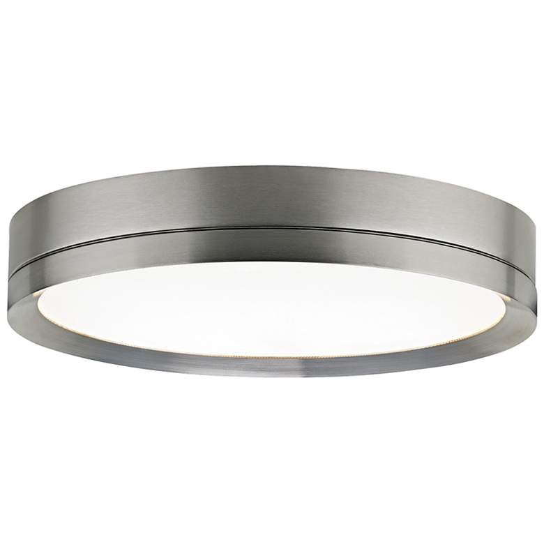 Image 2 Tech Lighting Finch 12" Round Nickel LED Ceiling Light