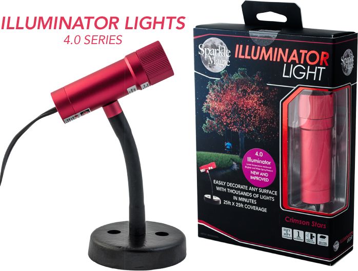 Illuminator Crimson Star Red Indoor-Outdoor Laser Light