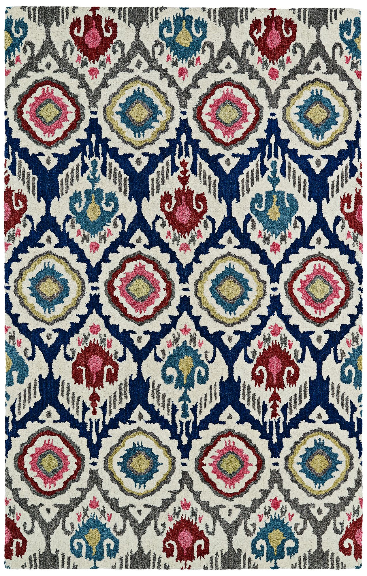 Kaleen Global Inspirations GLB04-86 Multi-Color Wool Rug 