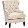 Quinn Tufted Tulum Sand Upholstered Accent Chair