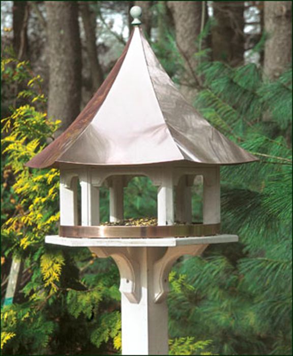 Good Directions Lazy Hill Carousel Copper Bird Feeder