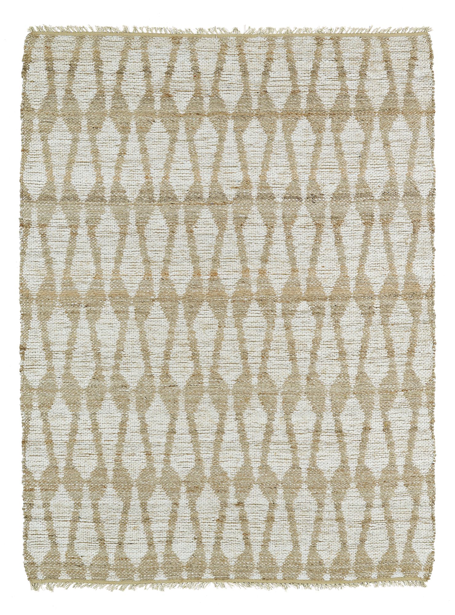 Kaleen Kenwood KEN04-01 Beige Jute Reversible Area Rug 