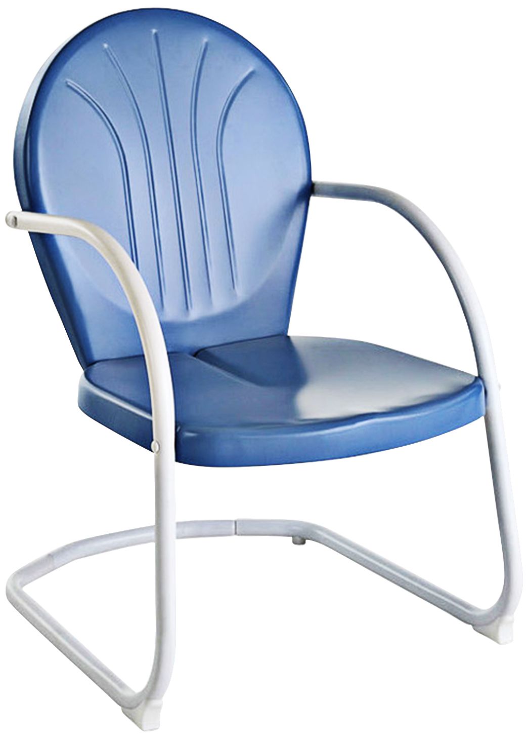 Griffith Nostalgic Sky Blue Metal Outdoor Chair
