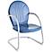 Griffith Nostalgic Sky Blue Metal Outdoor Chair