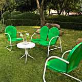 Griffith Grasshopper Green 4-Piece Outdoor Seating Patio Set