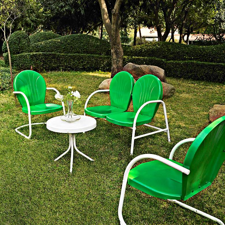 Griffith Grasshopper Green 4-Piece Outdoor Seating Patio Set