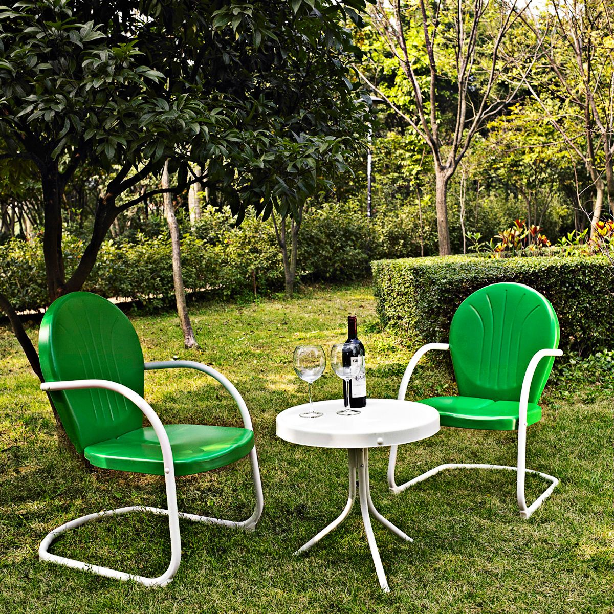Griffith Grasshopper Green 3-Piece Outdoor Seating Patio Set