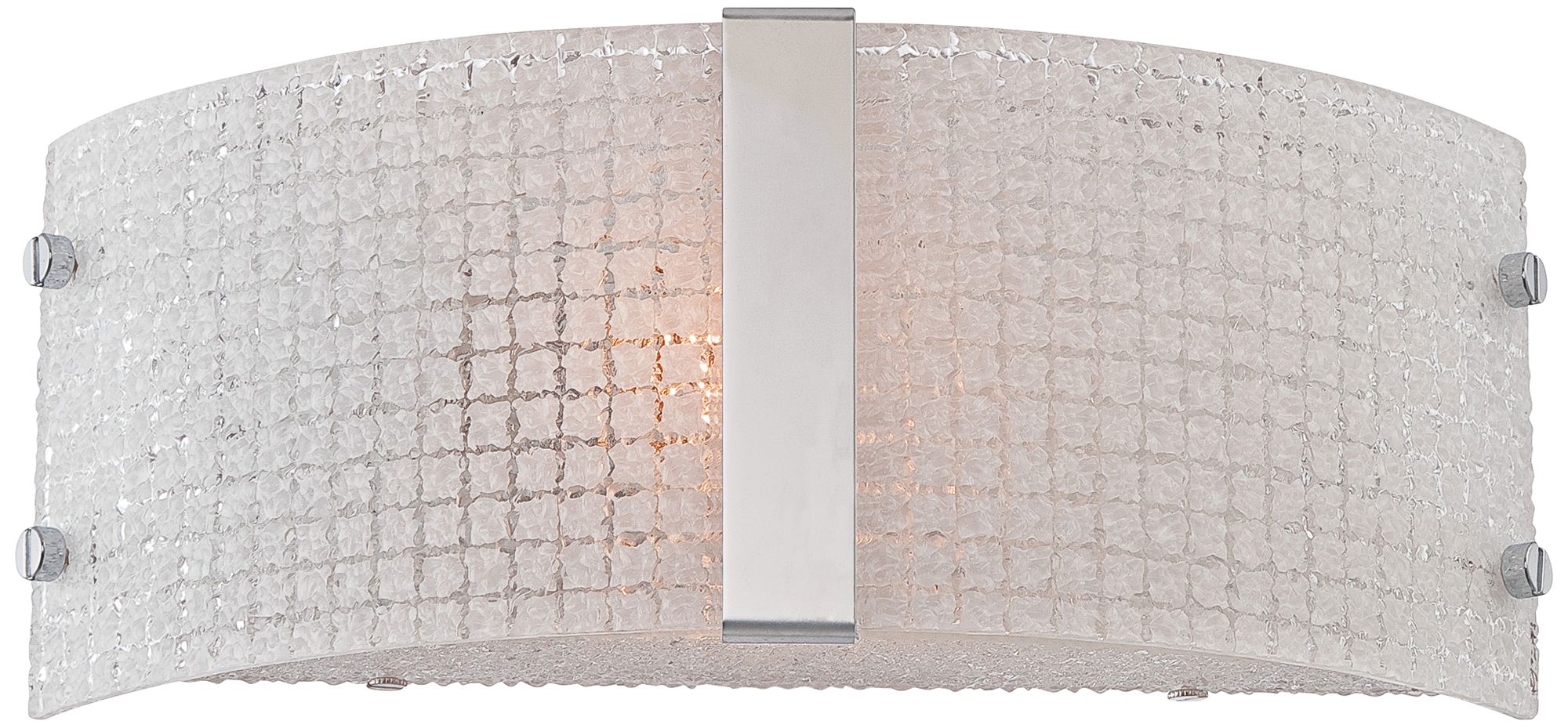 Lite Source Maso 12" Wide Textured Quartz Wall Sconce