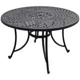 Sedona Large Charcoal Black Round Outdoor Dining Table