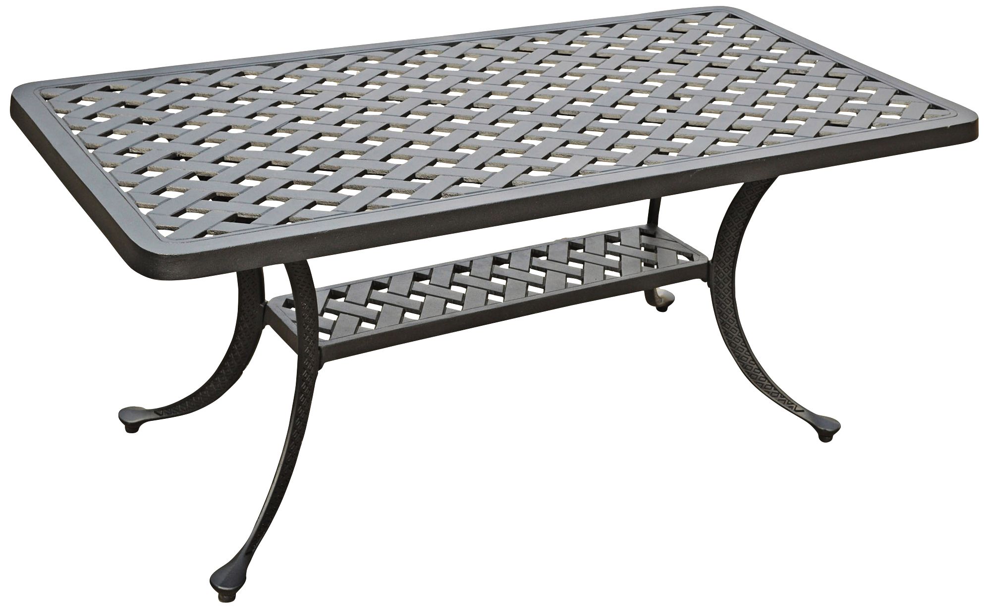Sedona Charcoal Black Rectangular Outdoor Cocktail Table