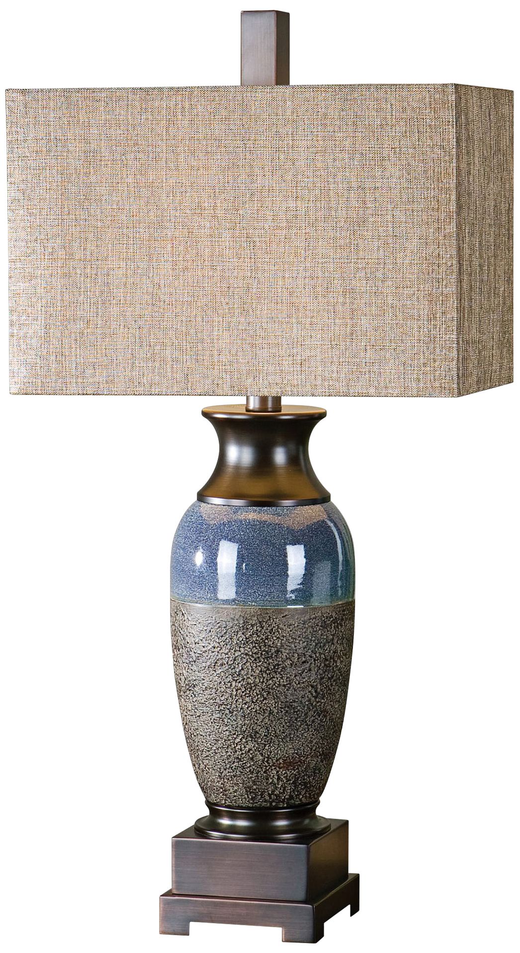 Uttermost Antonito Textured Ceramic Urn Table Lamp
