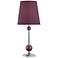 Lite Source Ophira Plum Purple Glass Table Lamp