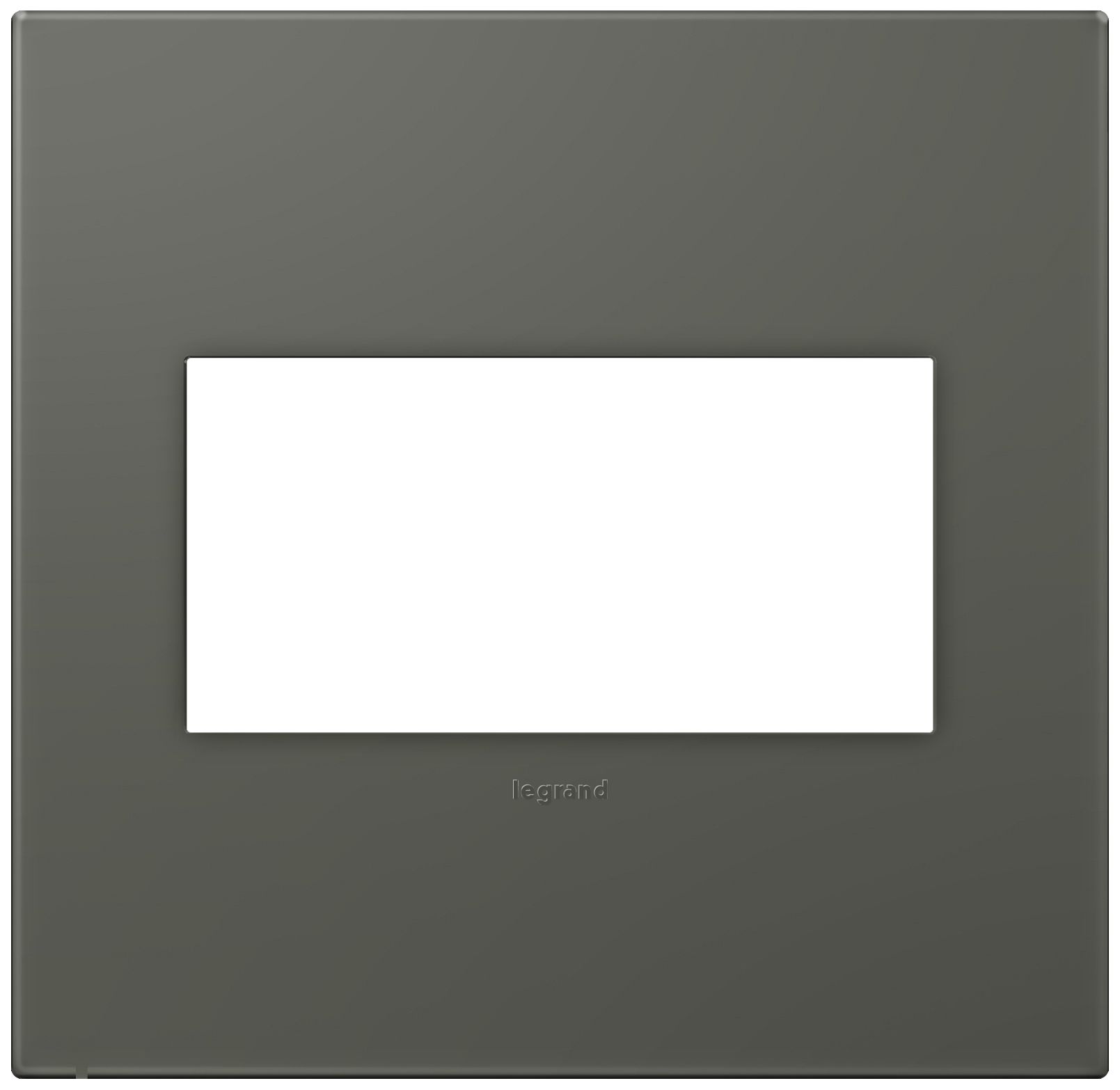 adorne® Soft Touch Moss Gray2-Gang Wall Plate