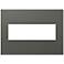 adorne® Soft Touch Moss Gray3-Gang Wall Plate