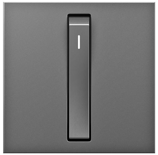 adorne® 15A Magnesium Single-Pole Whisper Switch