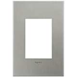 adorne&#174; 1-Gang 3-Module Brushed Stainless Steel Wall Plate