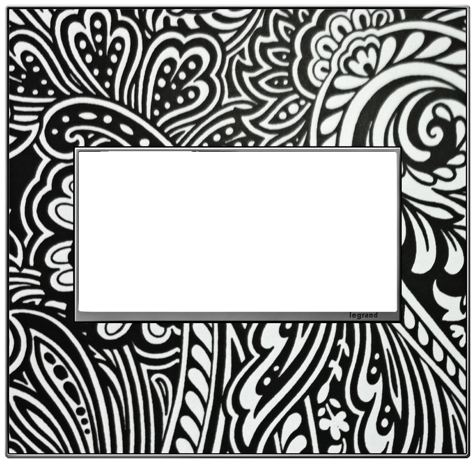 adorne® Magnesium Trim 2-Gang Customizable Wall Plate