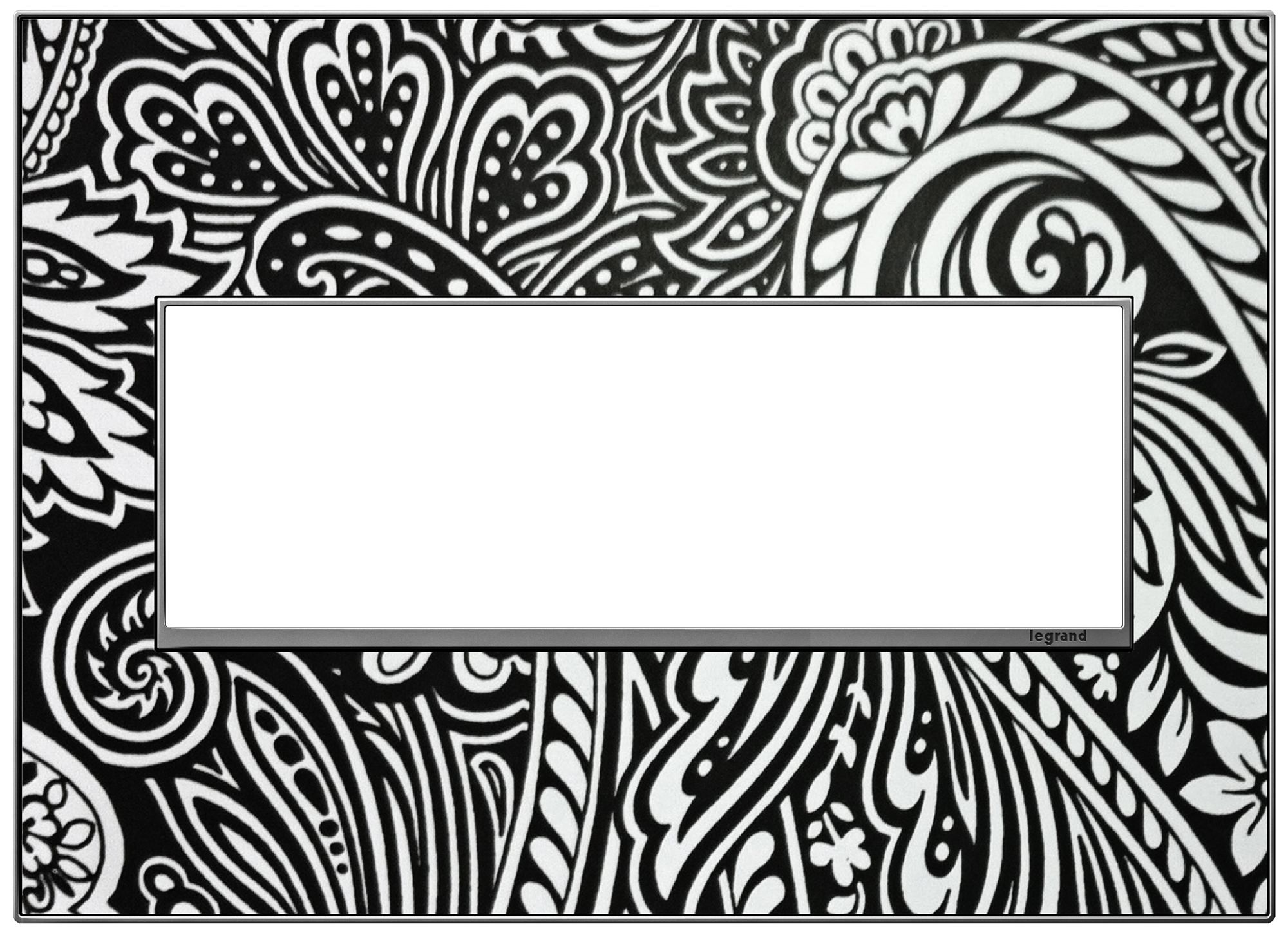 adorne® Magnesium Trim 3-Gang Customizable Wall Plate