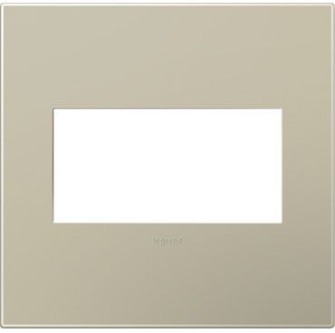 adorne® Snap-On Titanium 2-Gang Wall Plate