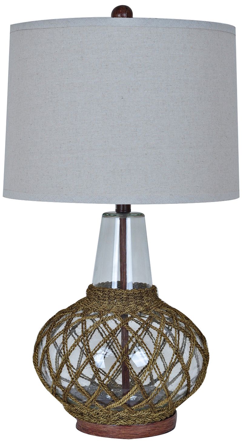 Crestview Collection Willow Glass Table Lamp