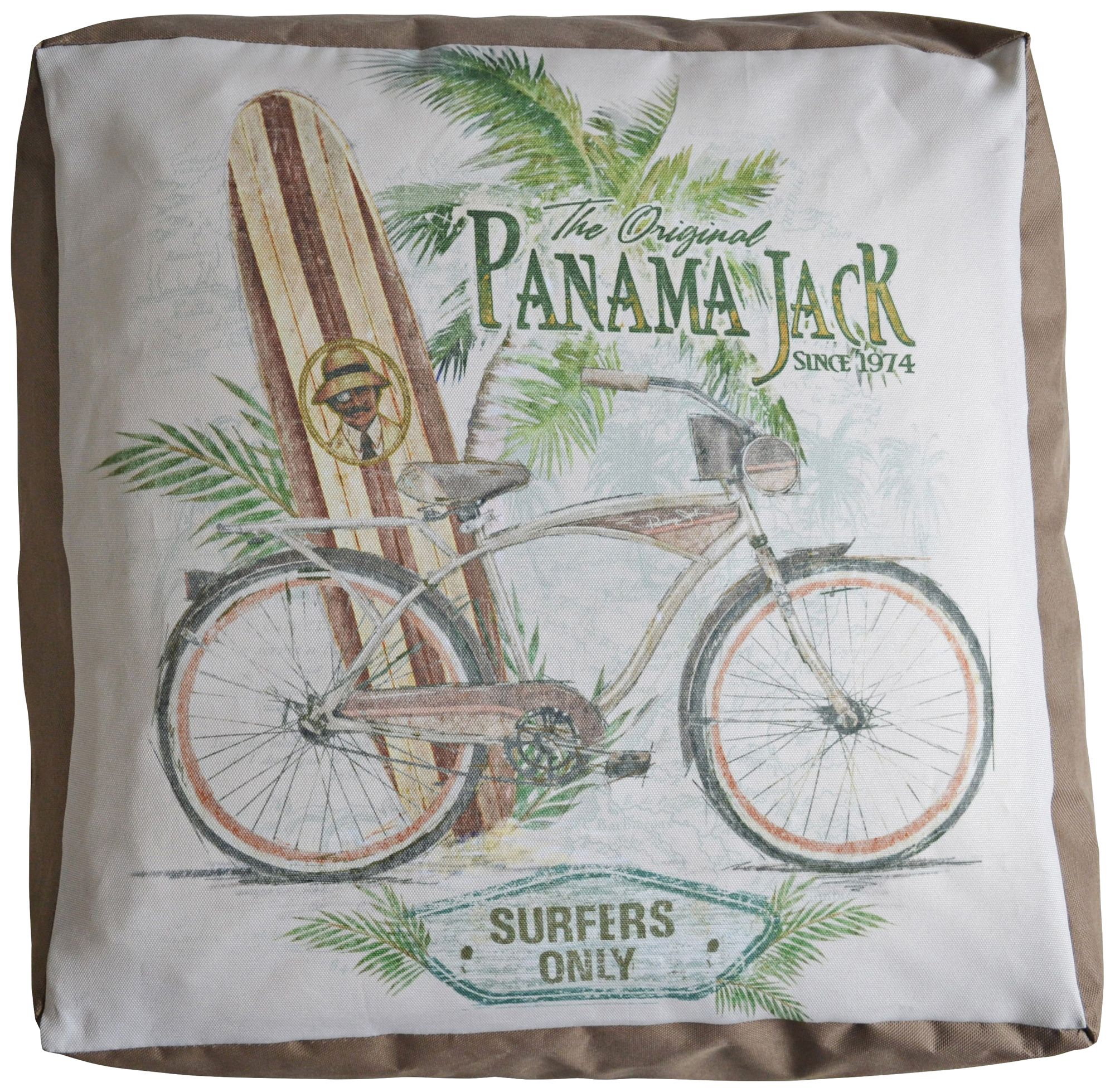 Panama Jack Beachcomber Indoor/Outdoor Pouf Ottoman