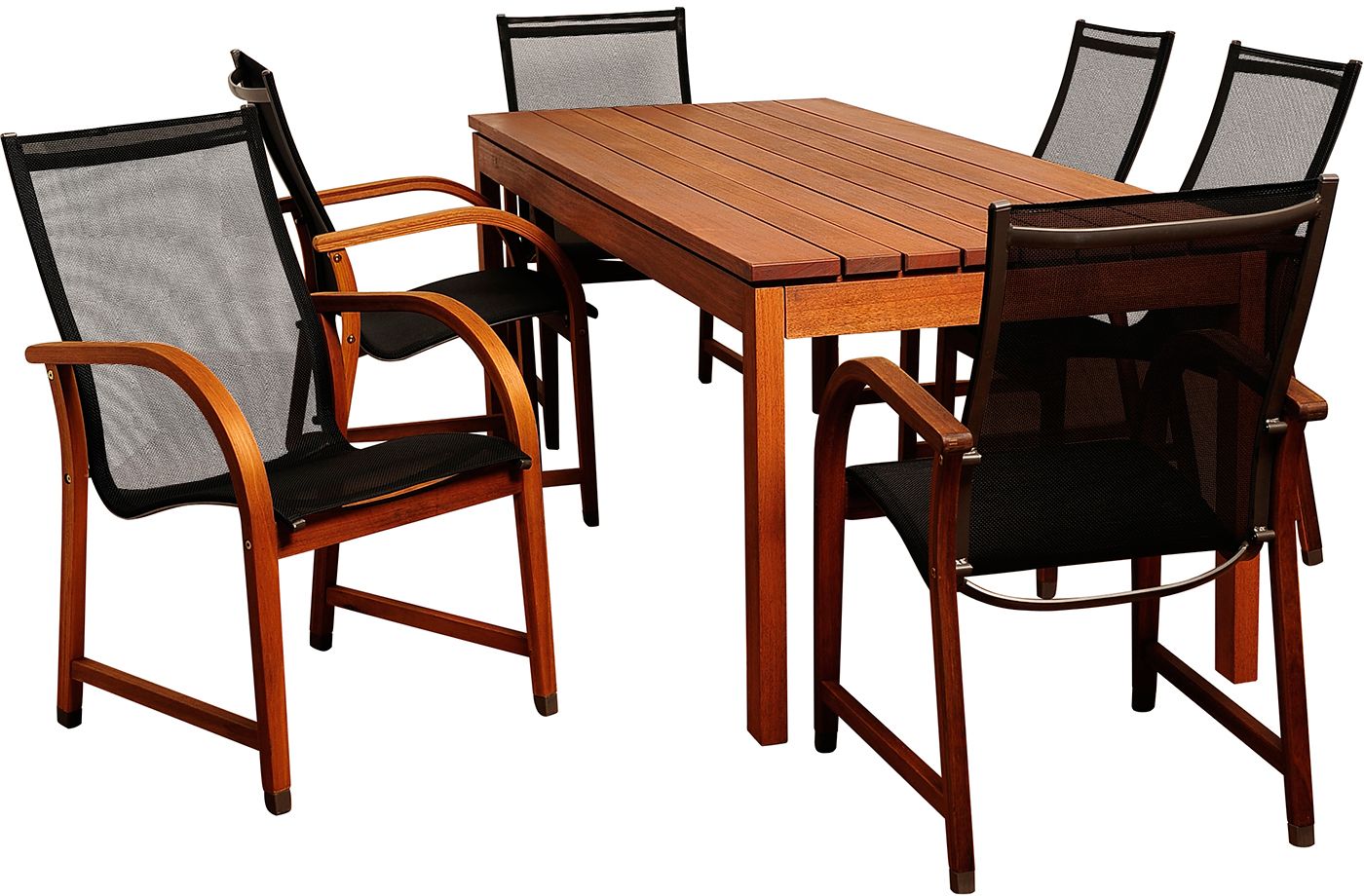 Finch Eucalyptus 7-Piece Rectangular Patio Dining Set